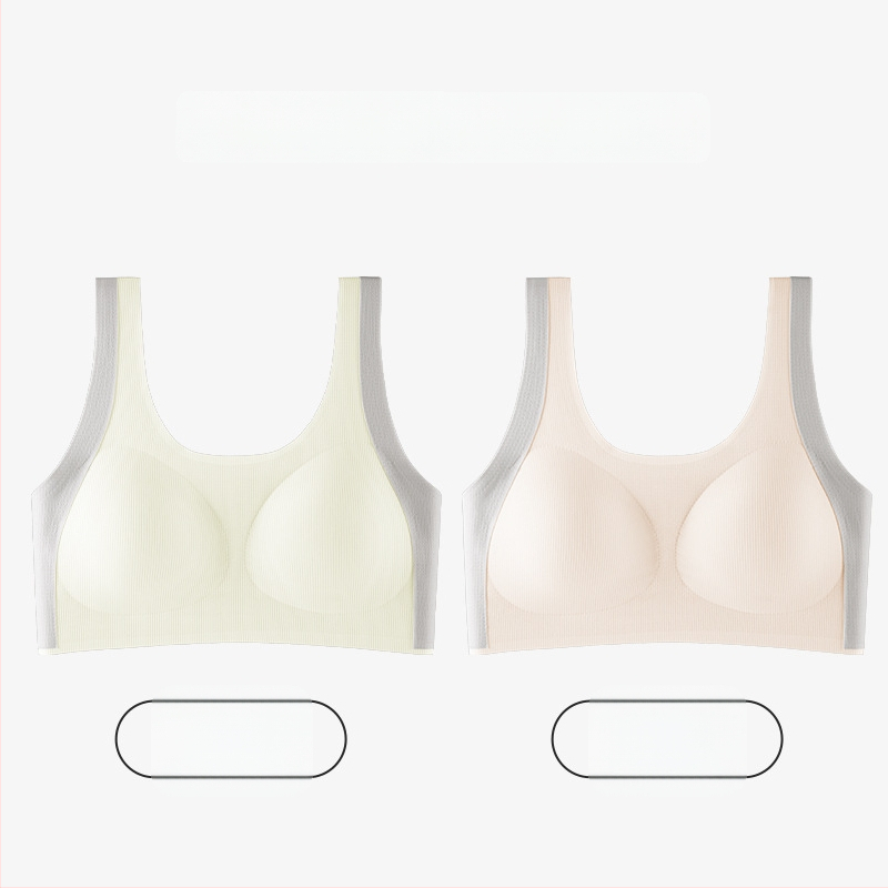 Σουτιέν για κορίτσια σε στιλ γιλέκο, νάιλον, πλήρης κάψα, λεπτές μορφοποιημένες κάψες με επένδυση από σπογγώδες, σταθερές διπλές τιράντες