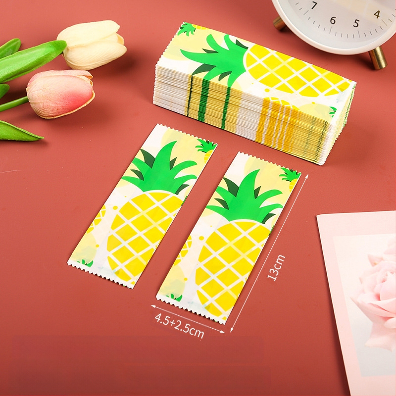 Pungă de ambalare pentru prăjitură cu ananas, imprimare gravură, material compozit, sigilare automată sau cu mașină