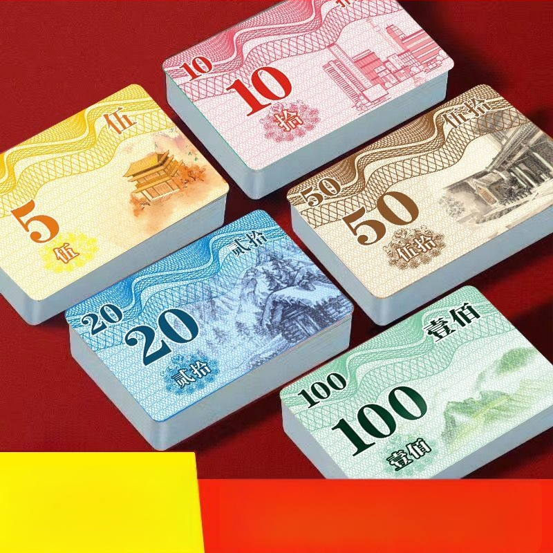 Чип карти от меламин за шахматни и игрални зали, водоустойчиви и задебелени