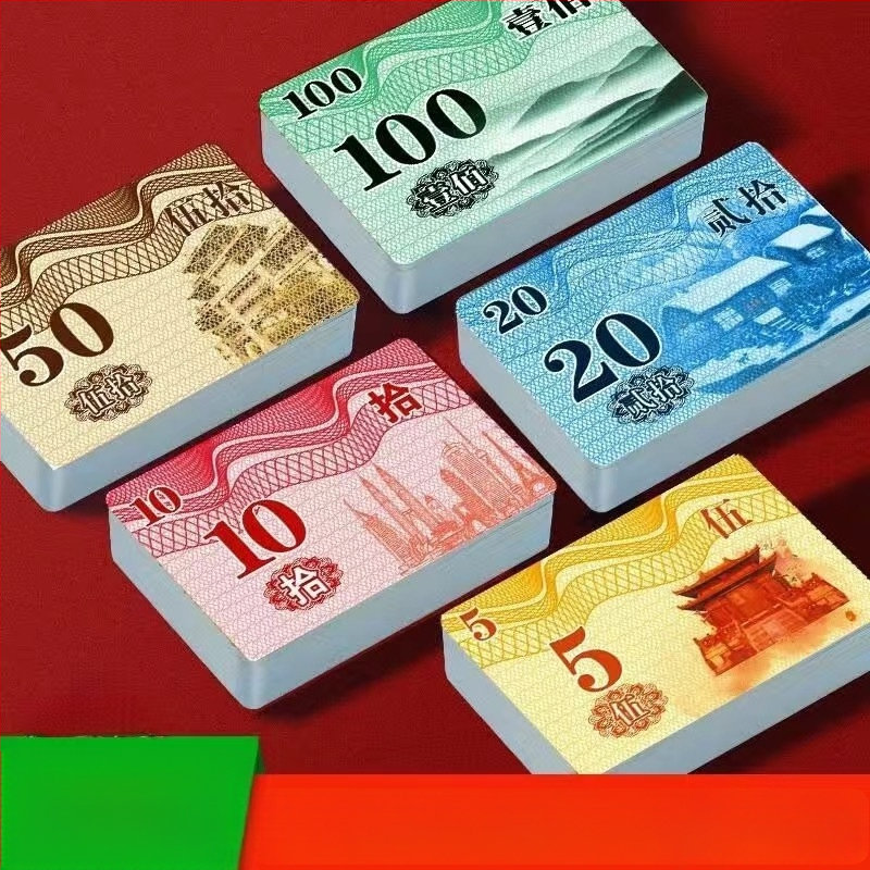 Чип карти от меламин за шахматни и игрални зали, водоустойчиви и задебелени