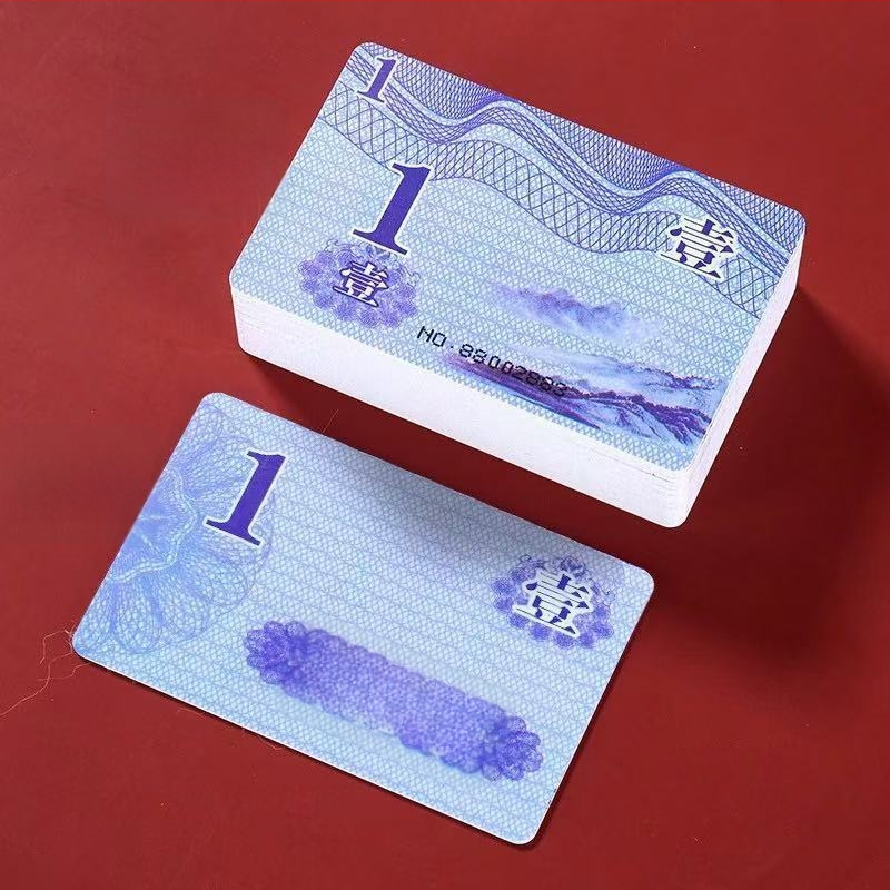 Чип карти от меламин за шахматни и игрални зали, водоустойчиви и задебелени