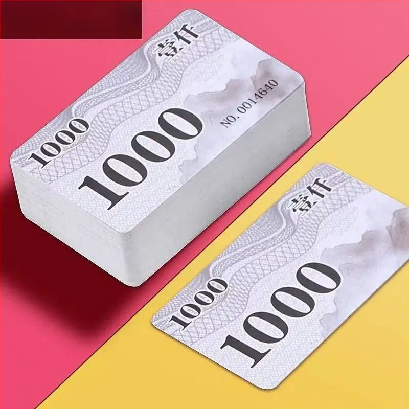 Чип карти от меламин за шахматни и игрални зали, водоустойчиви и задебелени