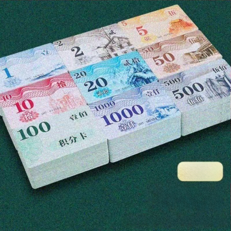 Чип карти от меламин за шахматни и игрални зали, водоустойчиви и задебелени