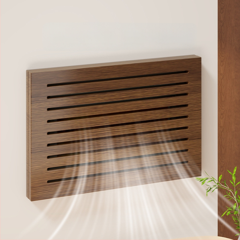 Ξύλινο κάλυμμα για πίνακα χαμηλής τάσης σε ξύλινο πλαίσιο, χωρίς διάτρηση, διακοσμητικό πάνελ για μετρητή και καλώδια δικτύου, μοντέρνο μινιμαλιστικό σχέδιο για ανάρτηση