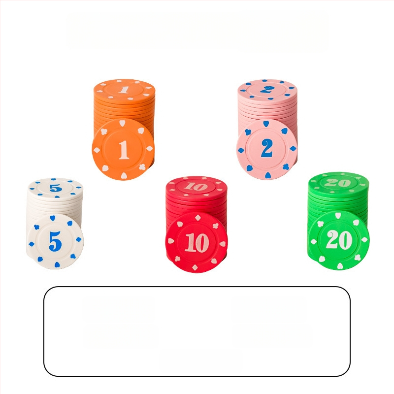 Τσιπ για Mahjong και αίθουσες παιχνιδιών - Τέξας Hold'em πιόνια πόκερ, PS πλαστικό, μάρκα Bairuo, κωδικός 222, προέλευση Ningbo, Zhejiang