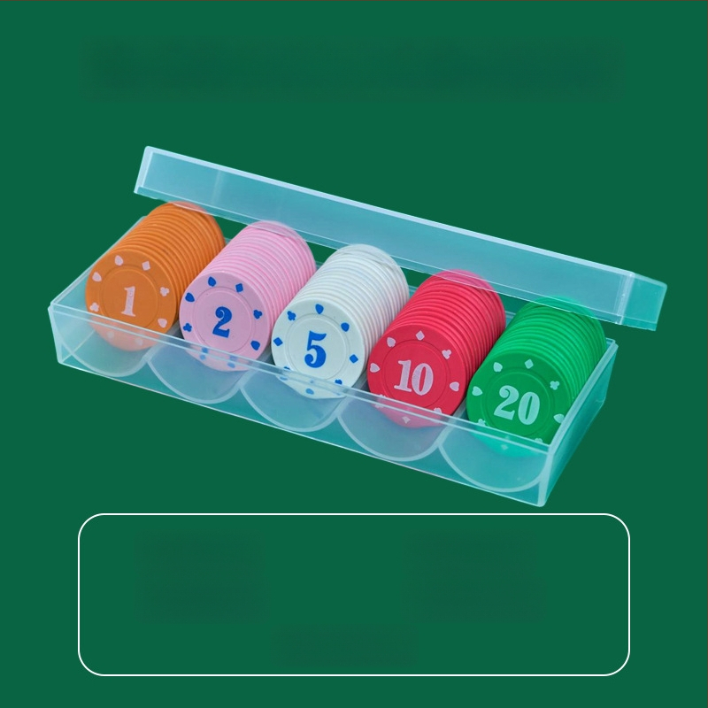 Τσιπ για Mahjong και αίθουσες παιχνιδιών - Τέξας Hold'em πιόνια πόκερ, PS πλαστικό, μάρκα Bairuo, κωδικός 222, προέλευση Ningbo, Zhejiang