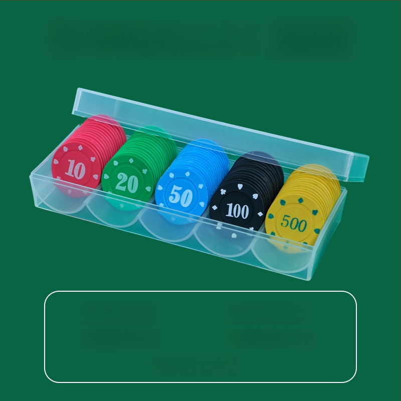 Τσιπ για Mahjong και αίθουσες παιχνιδιών - Τέξας Hold'em πιόνια πόκερ, PS πλαστικό, μάρκα Bairuo, κωδικός 222, προέλευση Ningbo, Zhejiang