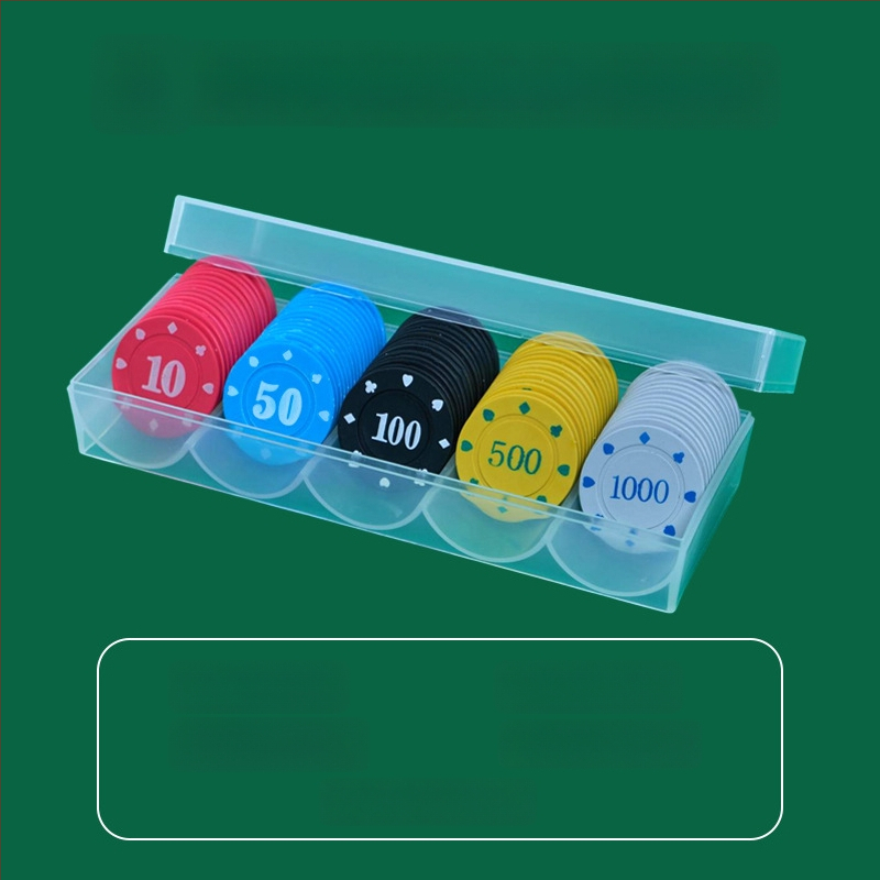 Τσιπ για Mahjong και αίθουσες παιχνιδιών - Τέξας Hold'em πιόνια πόκερ, PS πλαστικό, μάρκα Bairuo, κωδικός 222, προέλευση Ningbo, Zhejiang