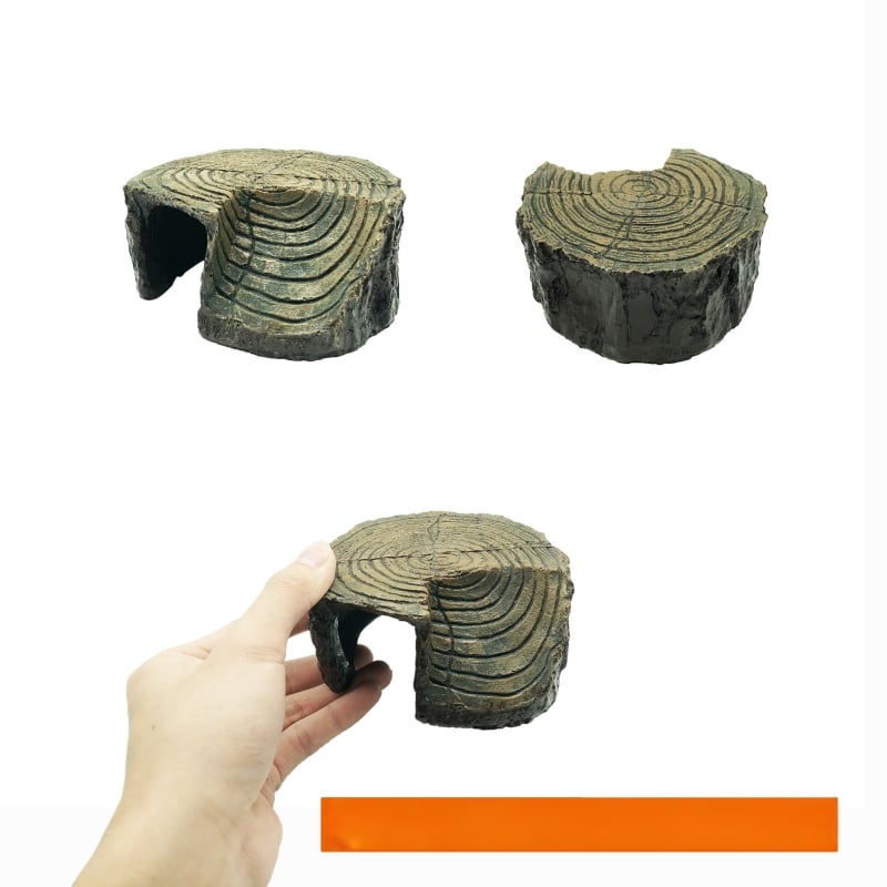 Platforma na slnenie želvy s plávajúcim ostrovom – živica, dekoratívny kameň pre akvárium, suchá krajina, zlepšenie priestorového vnímania