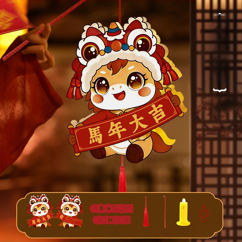 Φανάρι Fat Dragon: μοτίβο koi ψάρι, ακανόνιστο σχήμα, DIY, κλασικό στυλ