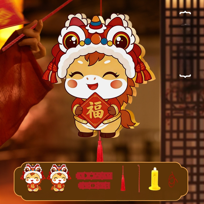 Φανάρι Fat Dragon: μοτίβο koi ψάρι, ακανόνιστο σχήμα, DIY, κλασικό στυλ