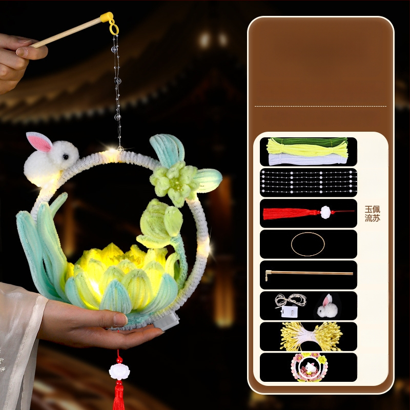 Φανάρι Fat Dragon: μοτίβο koi ψάρι, ακανόνιστο σχήμα, DIY, κλασικό στυλ