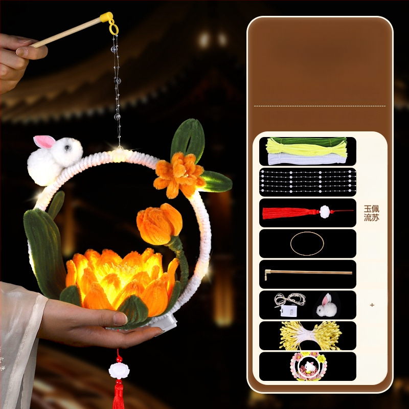 Φανάρι Fat Dragon: μοτίβο koi ψάρι, ακανόνιστο σχήμα, DIY, κλασικό στυλ