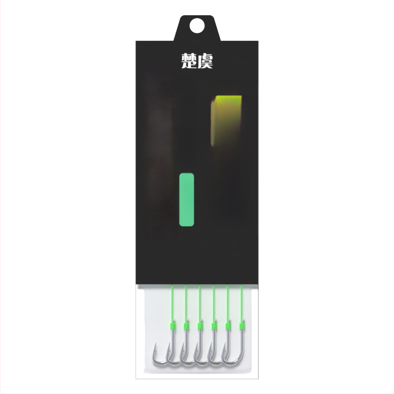 Двойна риболовна кука без шипове, обикновена кука за морски и сладководен риболов