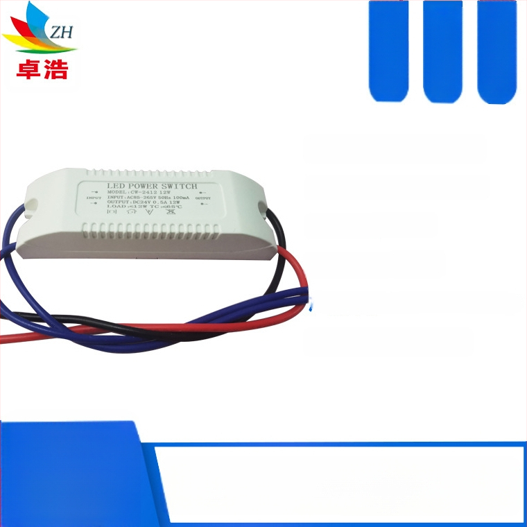 Τροφοδοτικό LED για λωρίδα LED, είσοδος 12V/24V, ισχύς 6W/12W/24W/36W, μεταγωγικό τροφοδοτικό, σταθερή τάση, CE πιστοποιητικό