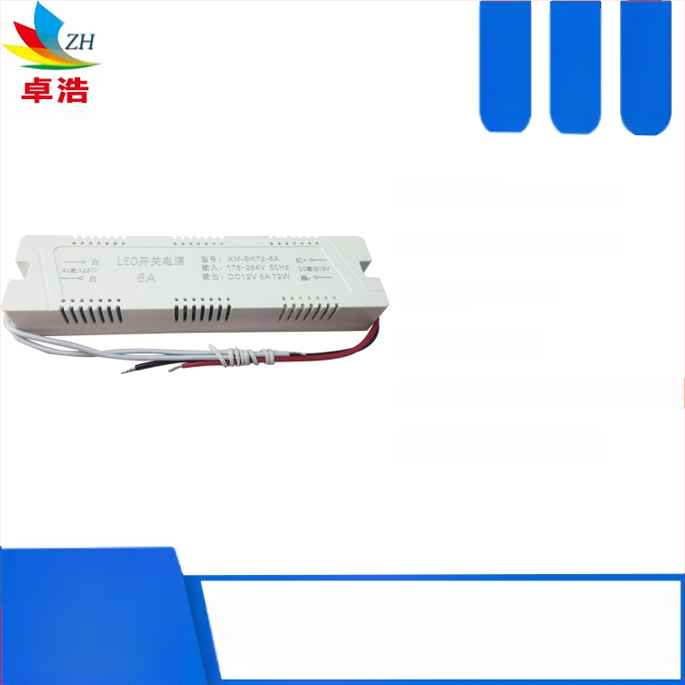Τροφοδοτικό LED για λωρίδα LED, είσοδος 12V/24V, ισχύς 6W/12W/24W/36W, μεταγωγικό τροφοδοτικό, σταθερή τάση, CE πιστοποιητικό
