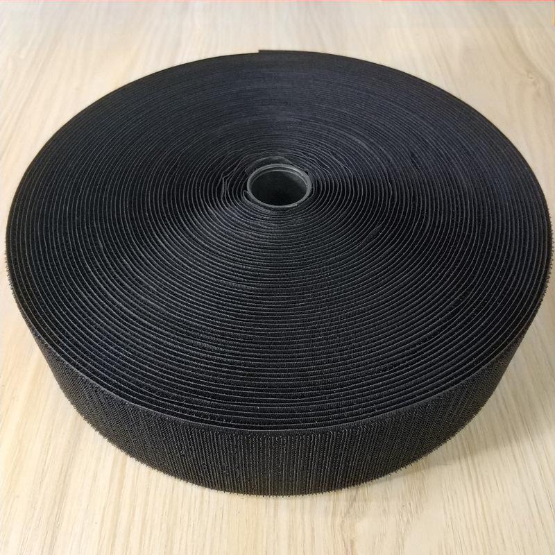 Велкро лента за закопчаване за шиене — 50% найлон + 50% полиестер; за облекло, обувки и шапки.