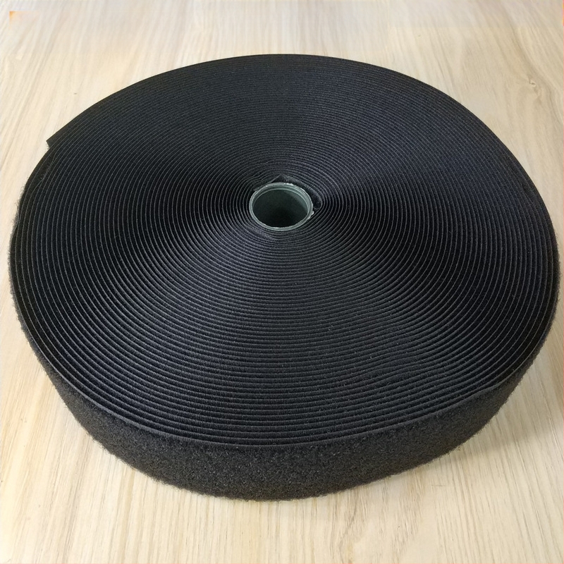 Велкро лента за закопчаване за шиене — 50% найлон + 50% полиестер; за облекло, обувки и шапки.