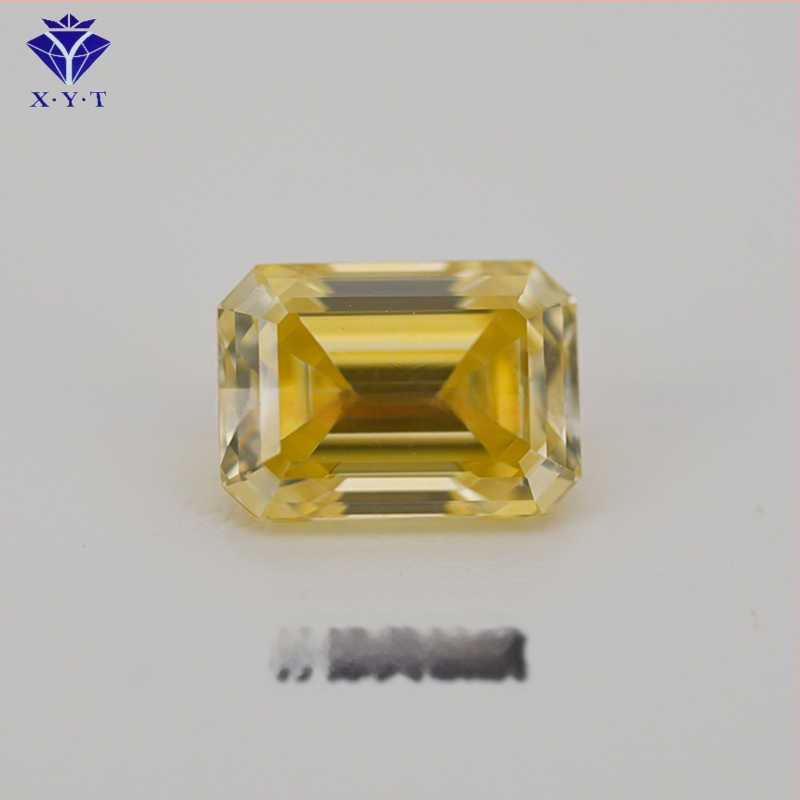 Xing Yong Tai Moissanite emerald-cut ορθογώνιος ελεύθερος λίθος, διαύγεια VVS, γυαλισμένος, τεχνητός πολύτιμος λίθος