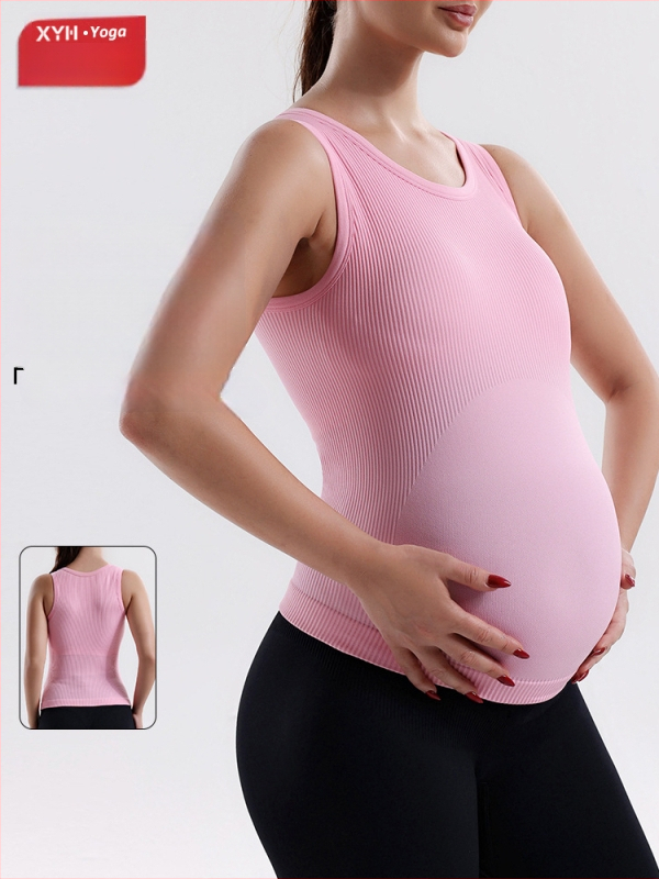 Τοπ γιόγκα για εγκυμοσύνη με ενσωματωμένες cups και σπειροειδείς ιμάντες, υψηλή ελαστικότητα, без σύρμα, ύφασμα που απομακρύνει την υγρασία, 90% νάιλον / 10% σπάντεξ, με επένδυση για το στήθος, μοντέλο 2025, για γυναίκες