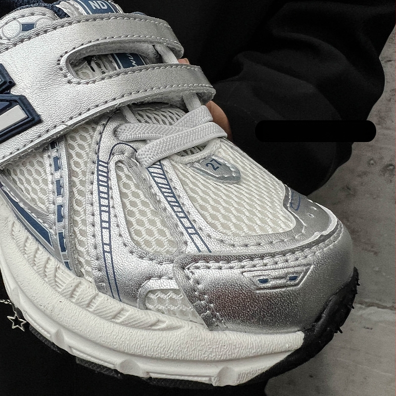 Dječje tenisice za proljeće, prozračne, s Velcro kopčanjem, lagane trkačke tenisice, unisex