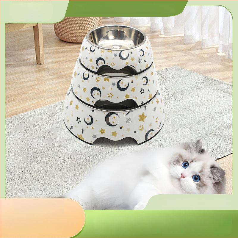 Ruixinmei μπολ γάτας από μελαμίνη, εκτύπωση διατροφικής ποιότητας για κατοικίδια