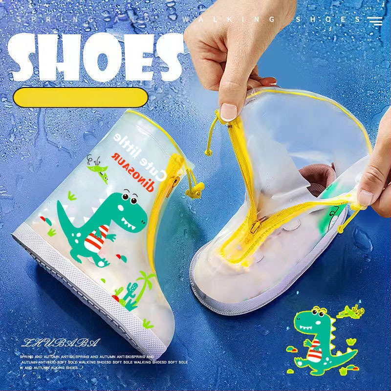 Παιδικά καλύμματα γαλότσων βροχής, αδιάβροχα, αντιολισθητικά, με αυξημένο ύψος, επαναχρησιμοποιούμενα