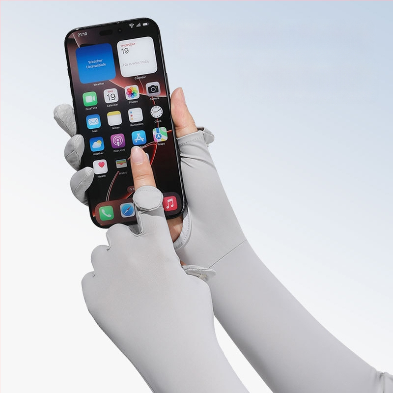 Napvédő karpántok, Anti-UV, Könnyű és légáteresztő, Csúszásmentes, Érintőképernyő-kompatibilis, Ice Silk/Nylon (81–95%), tavasz 2025