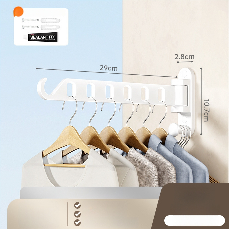 Soaring Horse μπαλκόνι κρεμάστρα ρούχων – κρυφή περιστρεφόμενη σχεδίαση, αλουμίνιο διαστημικού τύπου, μοντέρνο μινιμαλιστικό στυλ, κωδικός TJH