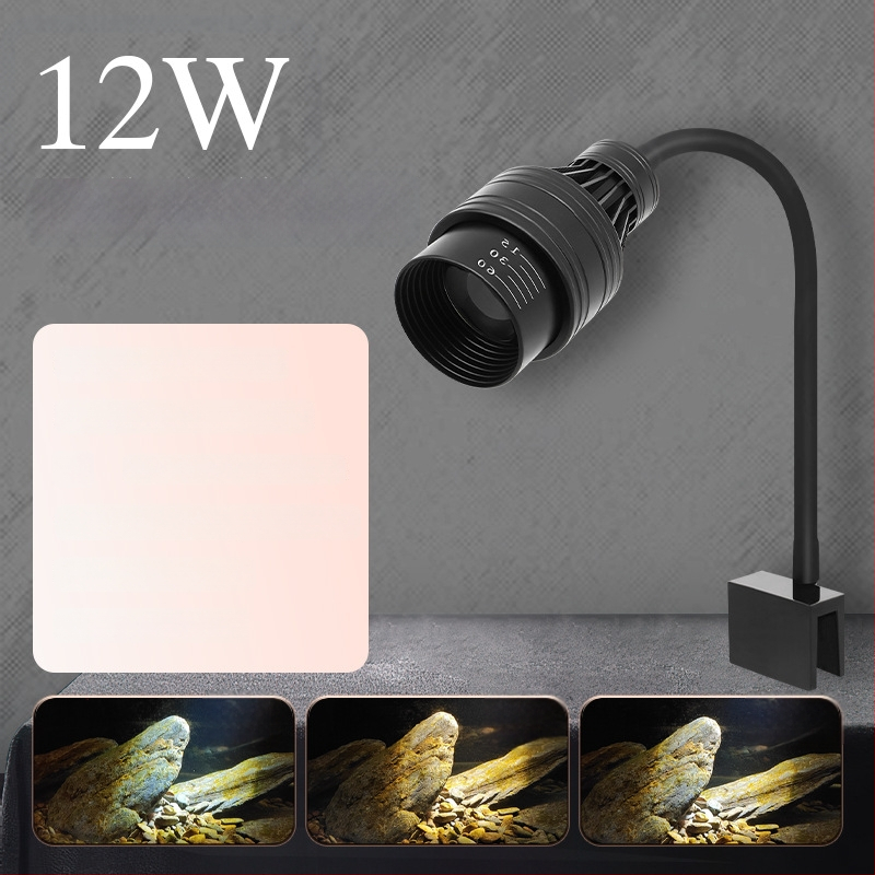 LED Κλιπ Φως για Ενυδρείο - Αλουμινίου Κράμα, 5W, Χρονοδιακόπτης, Ρυθμιζόμενο Εστιακό, Τριχρωμα Ρύθμιση