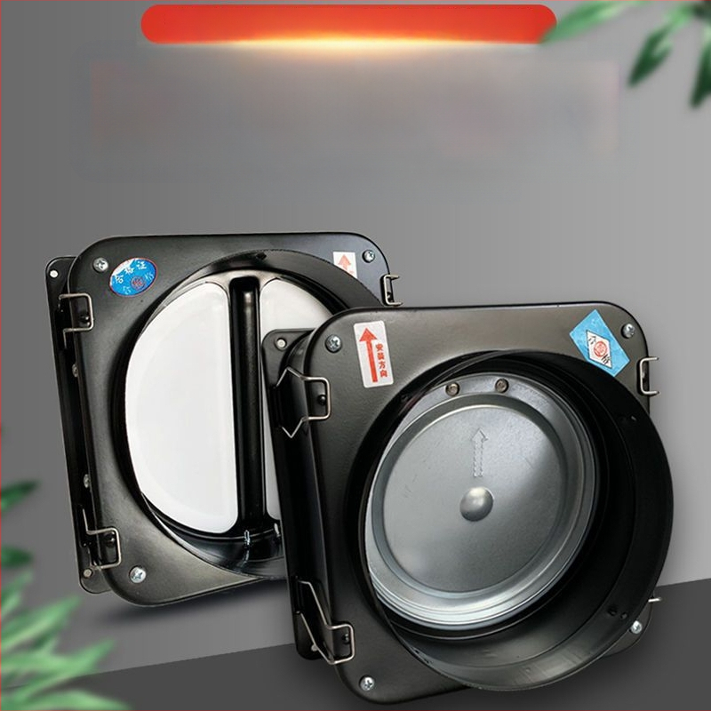 Βαλβίδα ελέγχου απόφραξης καπνού για σωλήνα εξάτμισης απορροφητήρα κουζίνας, χυτός σίδηρος, CE πιστοποίηση, Powerful Factory