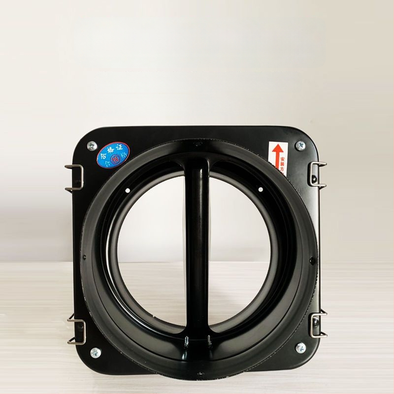 Βαλβίδα ελέγχου απόφραξης καπνού για σωλήνα εξάτμισης απορροφητήρα κουζίνας, χυτός σίδηρος, CE πιστοποίηση, Powerful Factory