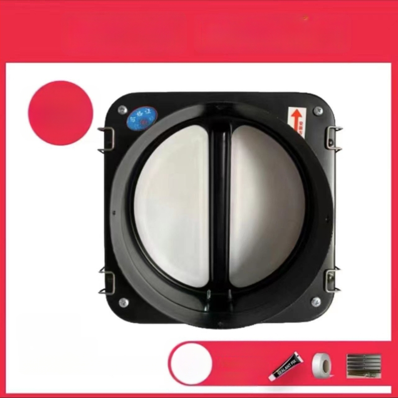 Βαλβίδα ελέγχου απόφραξης καπνού για σωλήνα εξάτμισης απορροφητήρα κουζίνας, χυτός σίδηρος, CE πιστοποίηση, Powerful Factory