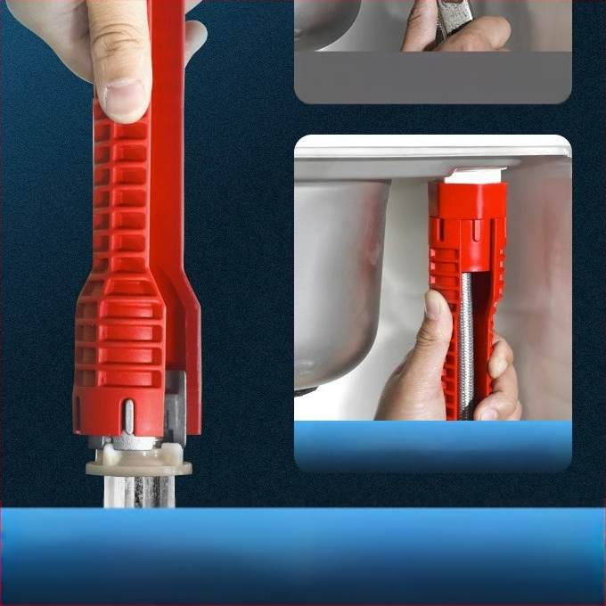 Πολυλειτουργικό κλειδί για νιπτήρα – όλα σε ένα εργαλείο αποσυναρμολόγησης και εγκατάστασης βρύσεων και σωλήνων, στυλ Light Luxury, μοντέλο 8478945312312313