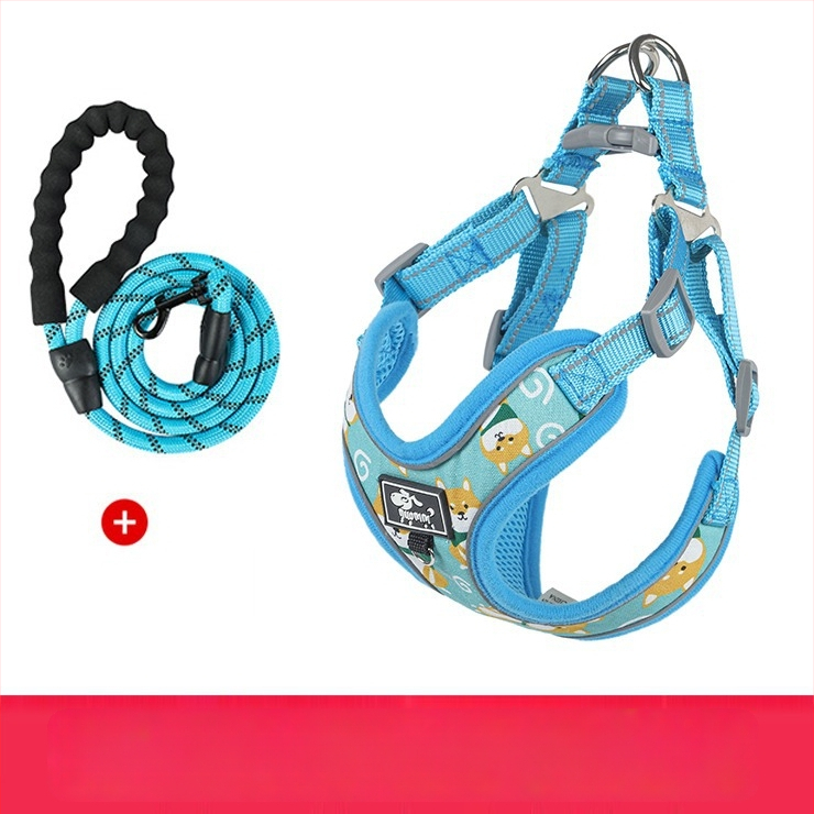 Kutyamellkas-hám, állítható, kötél-stílus, poliészter (Anyag: Poliészter; Kategória: mellkas-hám; Bővíthető: Igen)