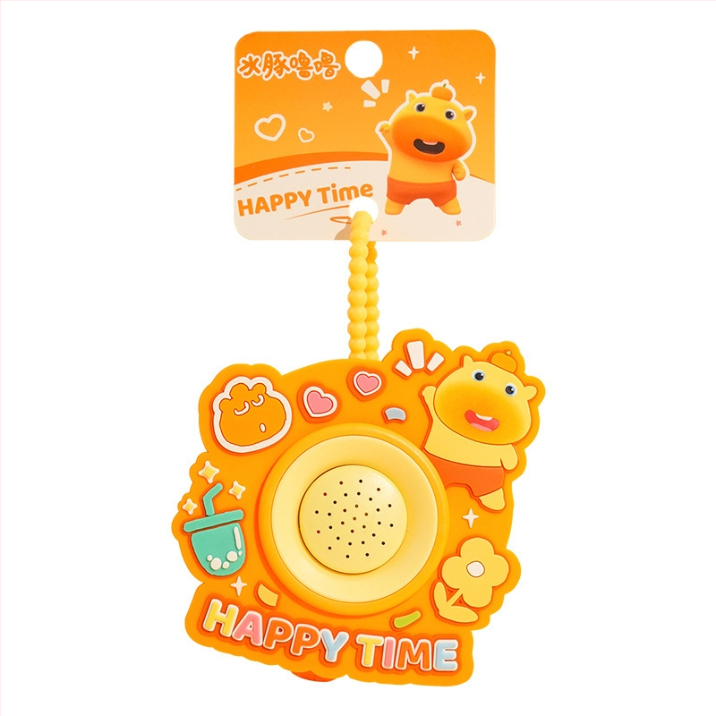 Capybara LuLu карикатурен ключодържател, PVC материал, аксесоар за чанта и играчка, IP одобрен (аниме игри)