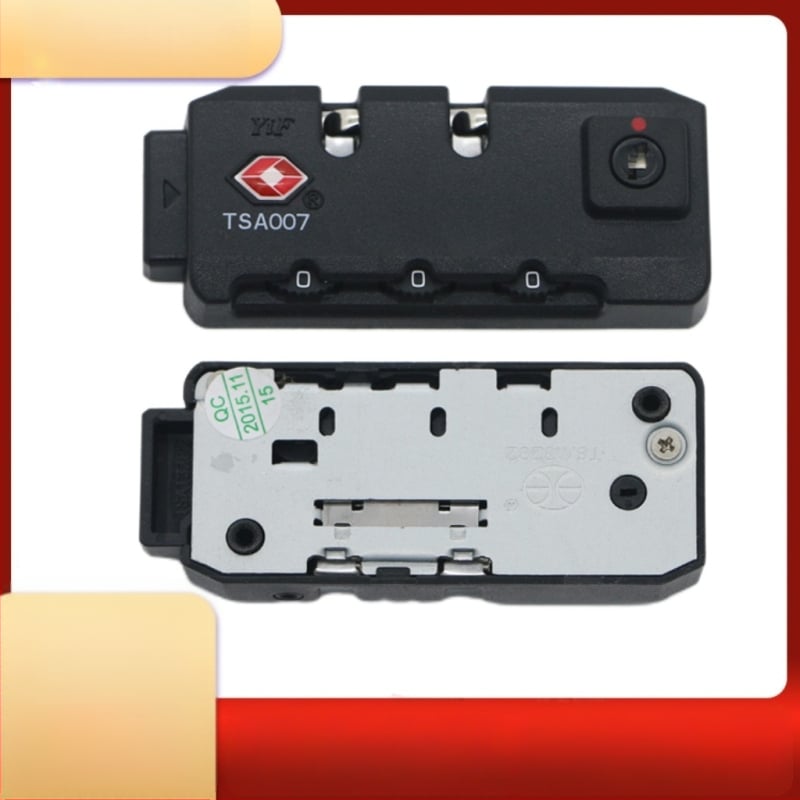 Заключалка за багаж тип кутия, паролна фиксация, TSA007 съвместима, модел S078, пластмасова антивандална заключалка