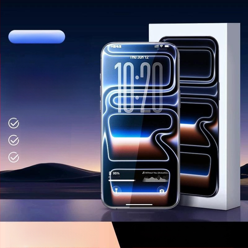 Προστατευτικό οθόνης από γυαλί για iPhone 16 — πλήρες κάλυμμα, ευκρίνεια HD, ανθεκτικό στις γρατσουνιές, αντι-δακτυλικά αποτυπώματα, φίλτρο μπλε φωτός