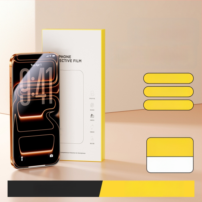 PaiPaiMi προστατευτικό οθόνης από tempered glass για iPhone 17 Pro Max – ανθεκτικό στη σκόνη, ανθεκτικό σε κραδασμούς, πλήρες κάλυμμα οθόνης