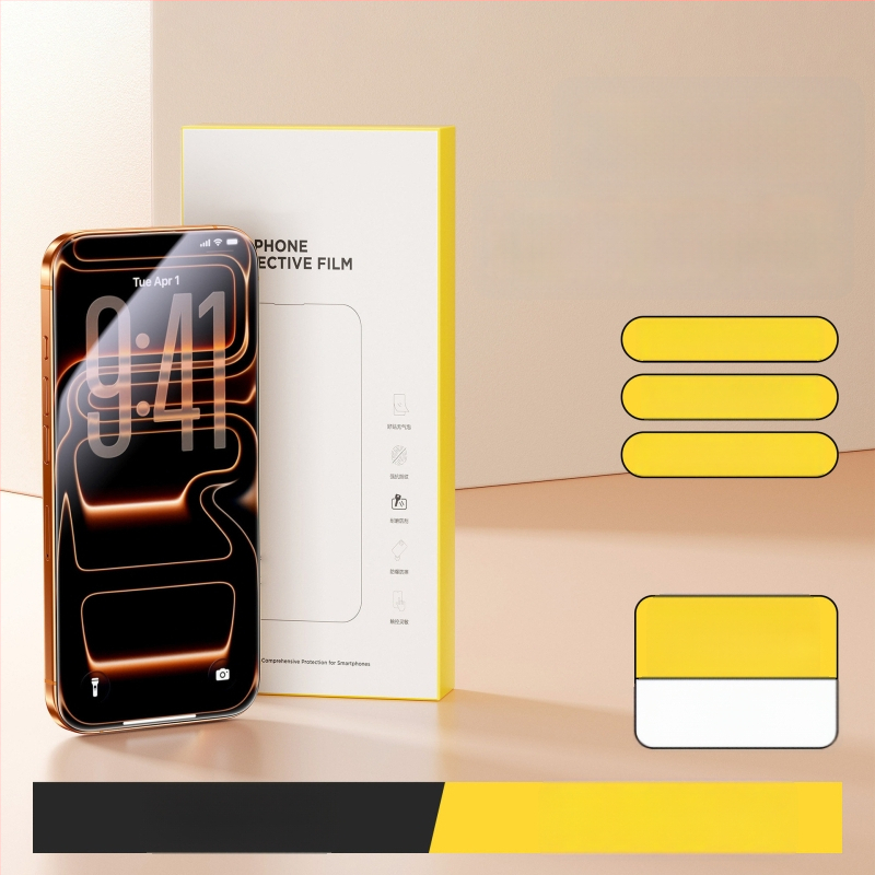 PaiPaiMi προστατευτικό οθόνης από tempered glass για iPhone 17 Pro Max – ανθεκτικό στη σκόνη, ανθεκτικό σε κραδασμούς, πλήρες κάλυμμα οθόνης