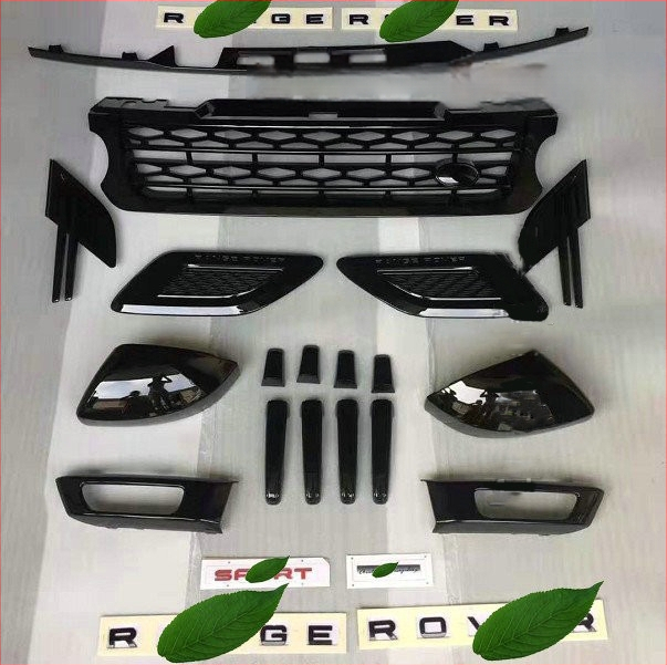 Range Rover Sport 2014-2022 σετ πλευρικών αεραγωγών μπροστινού προφυλακτήρα, ABS πλαστικό