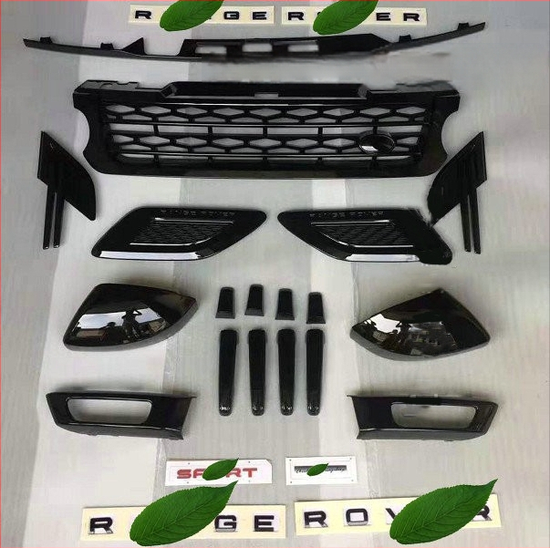 Range Rover Sport 2014-2022 σετ πλευρικών αεραγωγών μπροστινού προφυλακτήρα, ABS πλαστικό