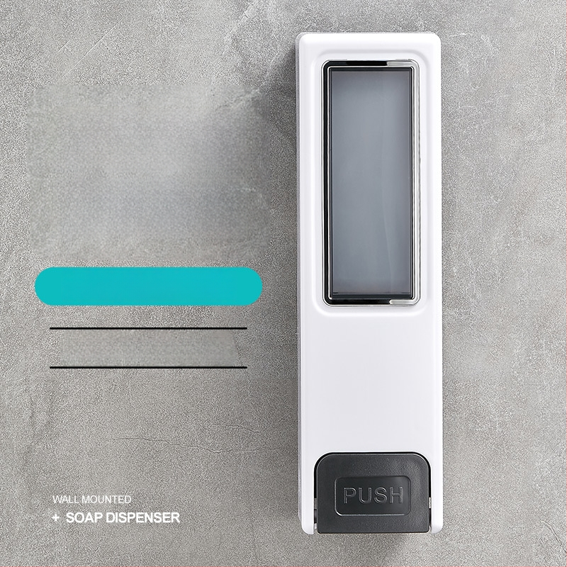 Τοίχο-μονταρισμένος διανομέας ξενοδοχειακών ειδών υγιεινής, πλαστικό σώμα, μηχανισμός χειροκίνητης ώθησης, οξειδωμένη επίστρωση, μάρκα Hannai (Πλαστικό; Χειροκίνητη ώθηση; Οξειδωμένη επίστρωση; Μάρκα Hannai; Μοντέρνος μινιμαλισμός)