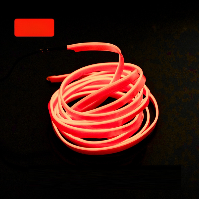 LED vnútorné ambientné svetlo do auta s EL materiálom, studené svetlo, IP67, 3W, 3-12V