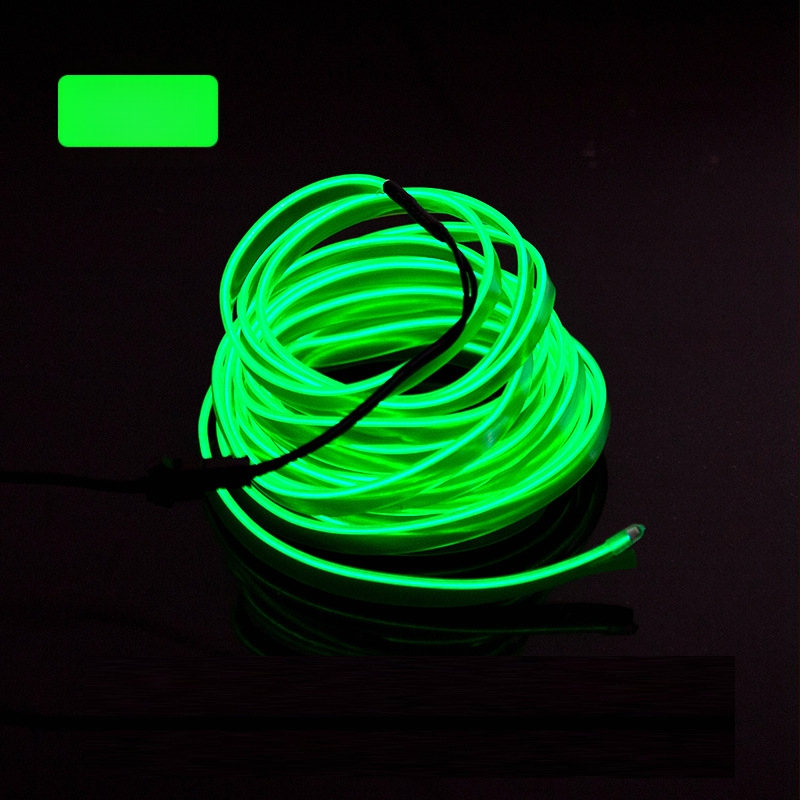 LED vnútorné ambientné svetlo do auta s EL materiálom, studené svetlo, IP67, 3W, 3-12V