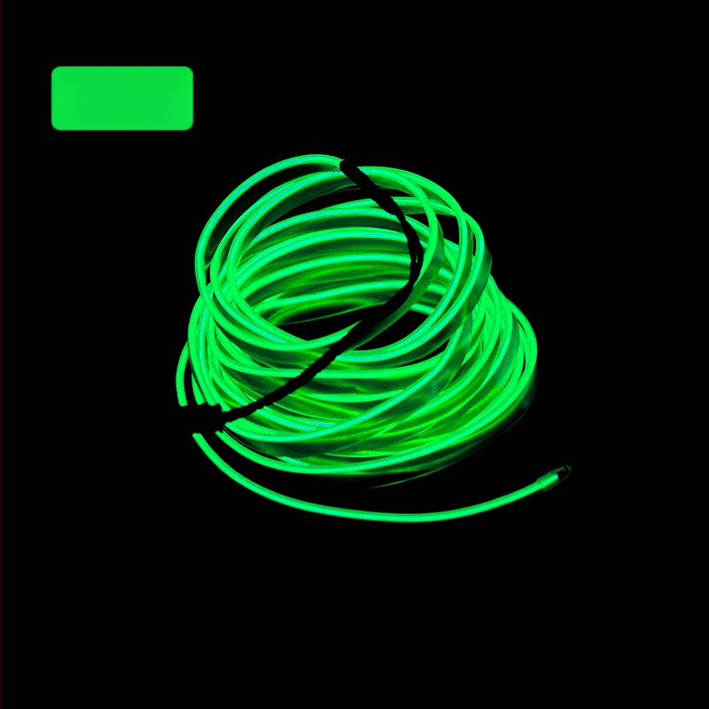 LED vnútorné ambientné svetlo do auta s EL materiálom, studené svetlo, IP67, 3W, 3-12V