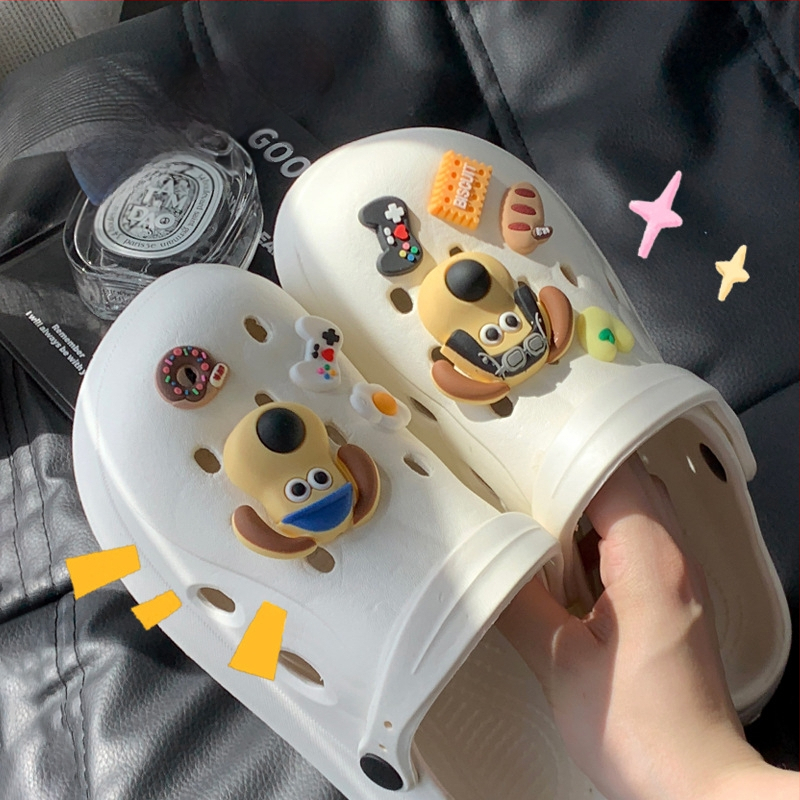 3D διακοσμητικό λουλούδι για παπούτσια, DIY αξεσουάρ για σανδάλια και καθημερινά παπούτσια, μοντέλο PJ001, στυλ Duoduo