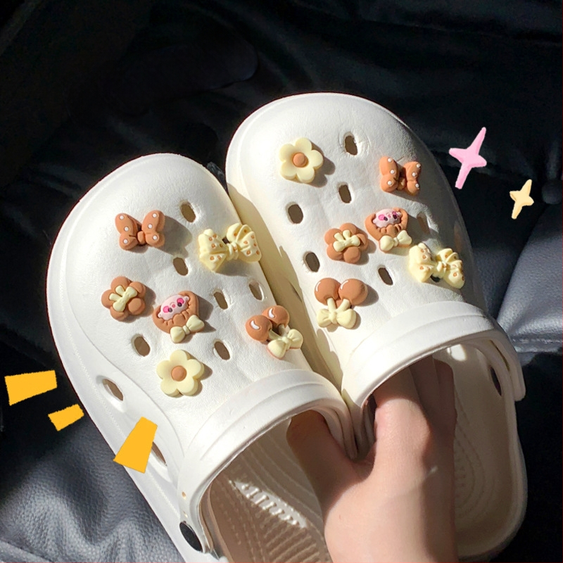 3D διακοσμητικό λουλούδι για παπούτσια, DIY αξεσουάρ για σανδάλια και καθημερινά παπούτσια, μοντέλο PJ001, στυλ Duoduo