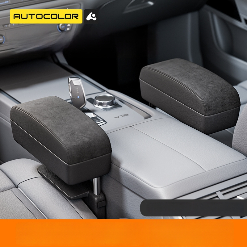 Cutie de depozitare pentru spațiul dintre scaunele din față, din piele – universală, panou 20.5×15×2.8 cm