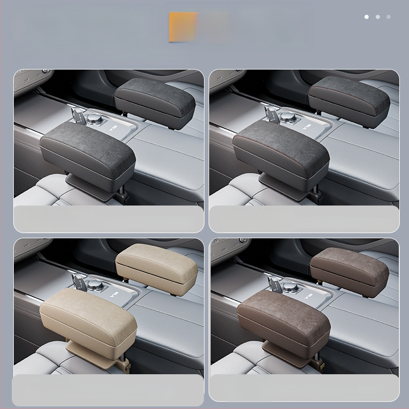 Cutie de depozitare pentru spațiul dintre scaunele din față, din piele – universală, panou 20.5×15×2.8 cm